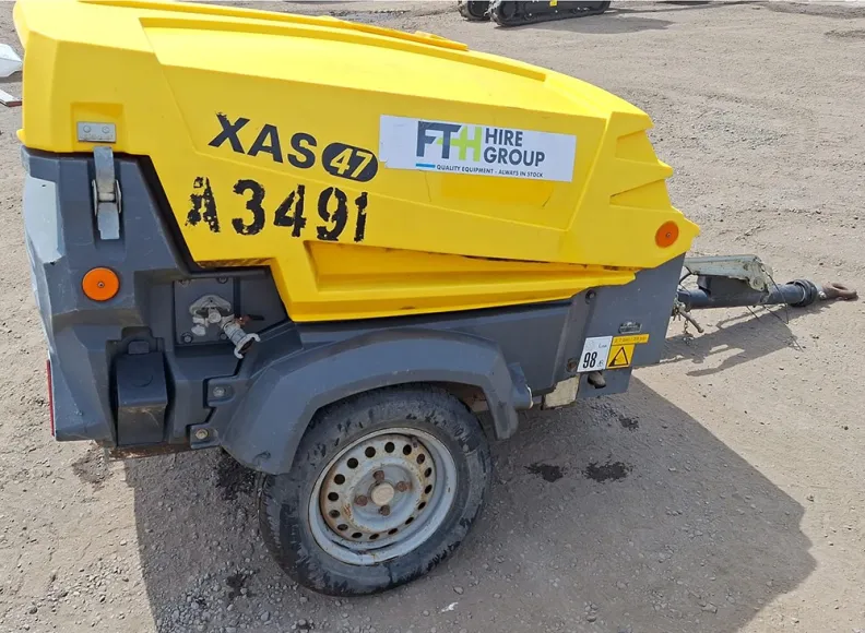 Atlas Copco XAS47 Single Tool Compressor 2016